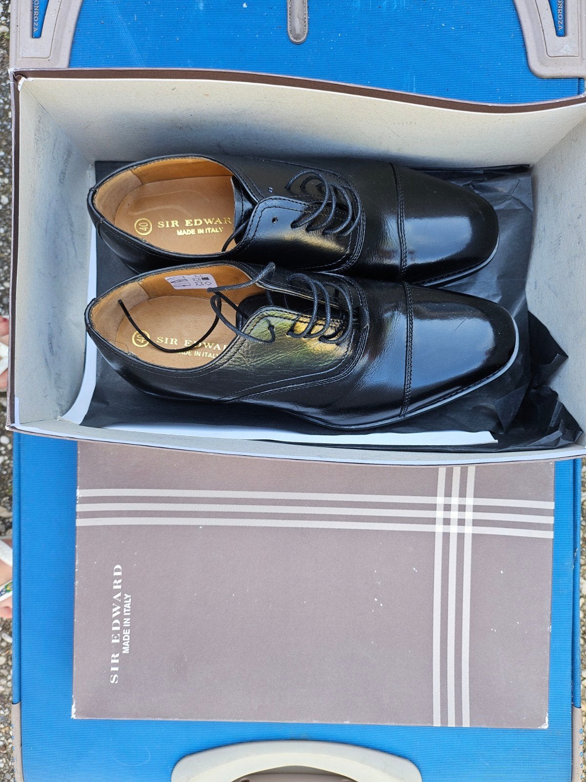 Sir Edward Zwarte Leren Herenschoenen Maat 40 Nieuw, Kleding | Heren, Schoenen, Ophalen