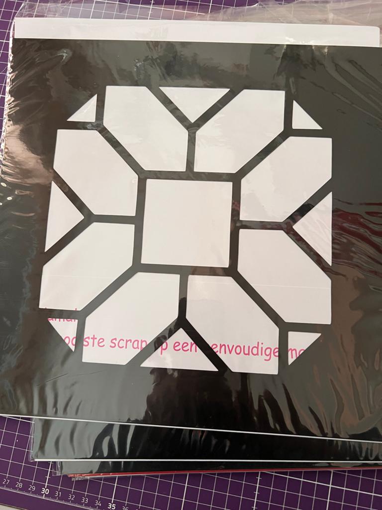 Mal voor scrapbooking nr 7, Ophalen of Verzenden, Zo goed als nieuw, Frame of Mal