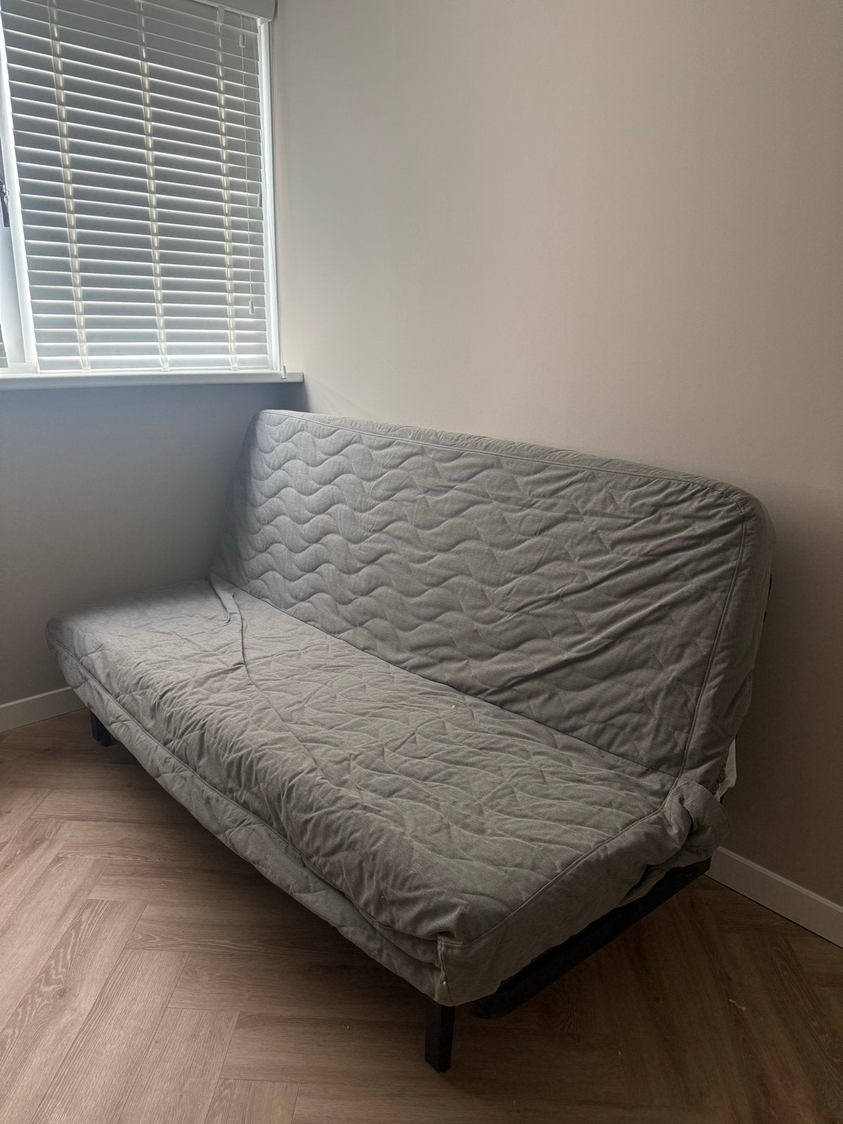 IKEA NYHAMN 3-zits slaapbank met matras, Ophalen, Gebruikt, Tweepersoons, Overige maten