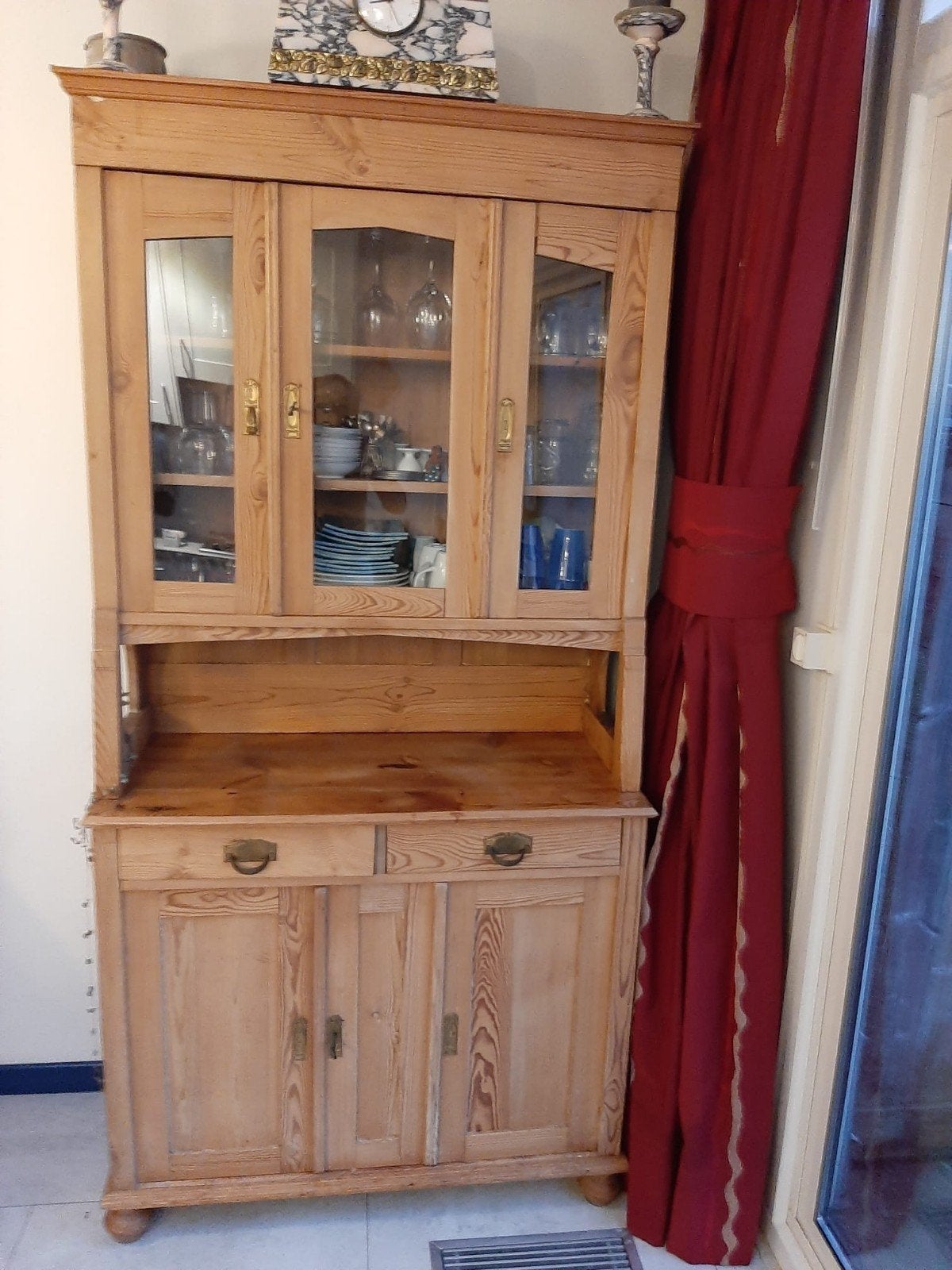 Buffetkast antiek, Huis en Inrichting, Ophalen, Gebruikt, 200 cm of meer, 50 tot 100 cm