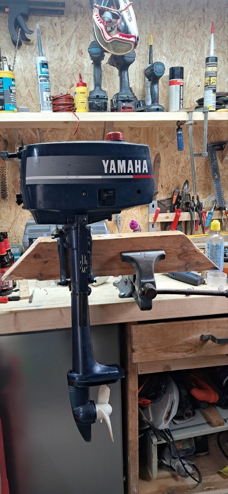 Yamaha 2 pk buitenboordmotor, Ophalen, Gebruikt