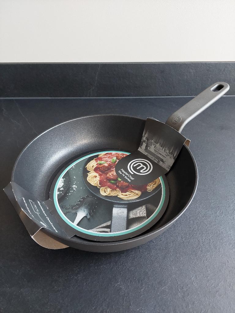 Nieuwe Masterchef diepe koekenpan, Ophalen of Verzenden, Keramische plaat, Koekenpan of Braadpan, Nieuw