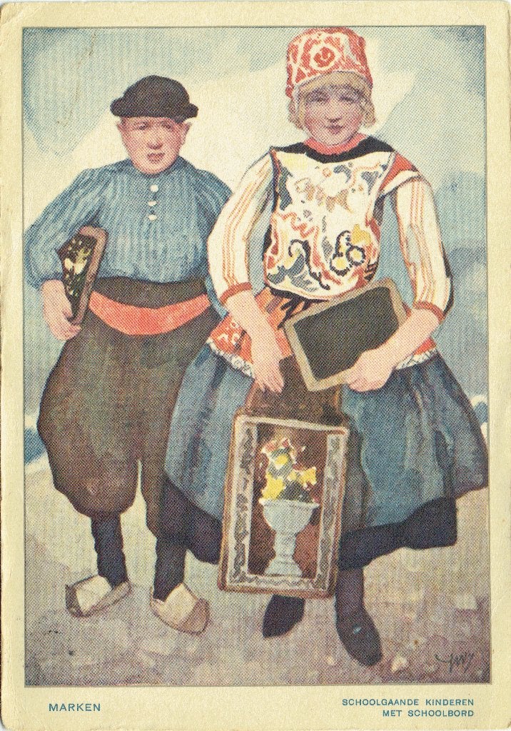 Ansichtkaart Marken Voor het Kind, Verzenden, 1920 tot 1940, Gelopen, Noord-Holland