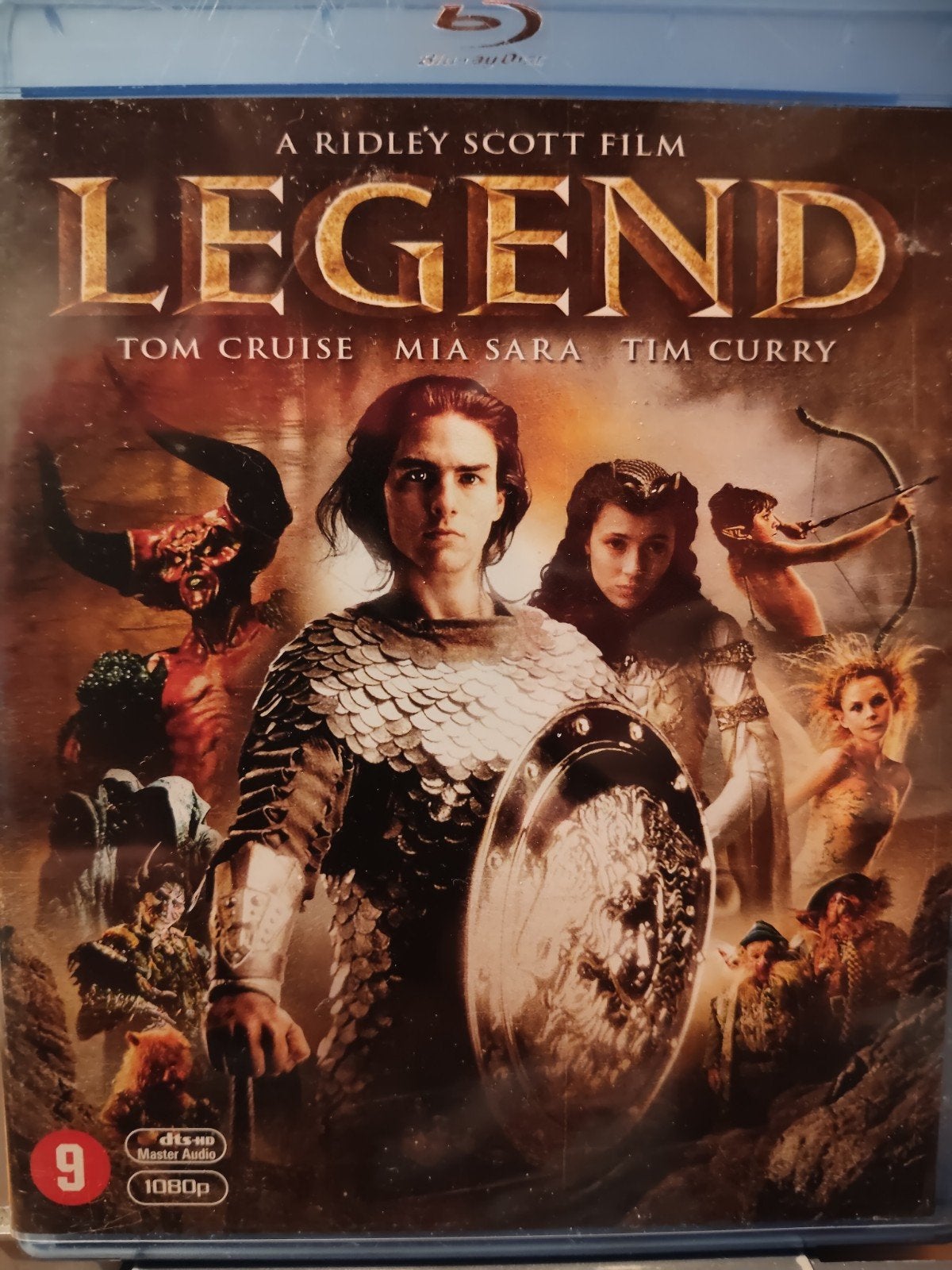 Legend Bluray NL ZGAN Ridley Scott Tom Cruise, Cd's en Dvd's, Ophalen of Verzenden, Zo goed als nieuw, Science Fiction en Fantasy