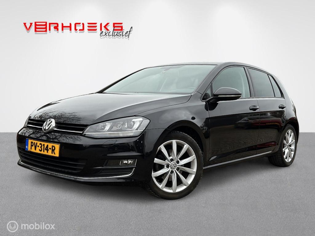 Volkswagen Golf 1.4 TSI Highline/Sportstoelen/LED/Navi/, Stof, Gebruikt, 150 pk, Zwart