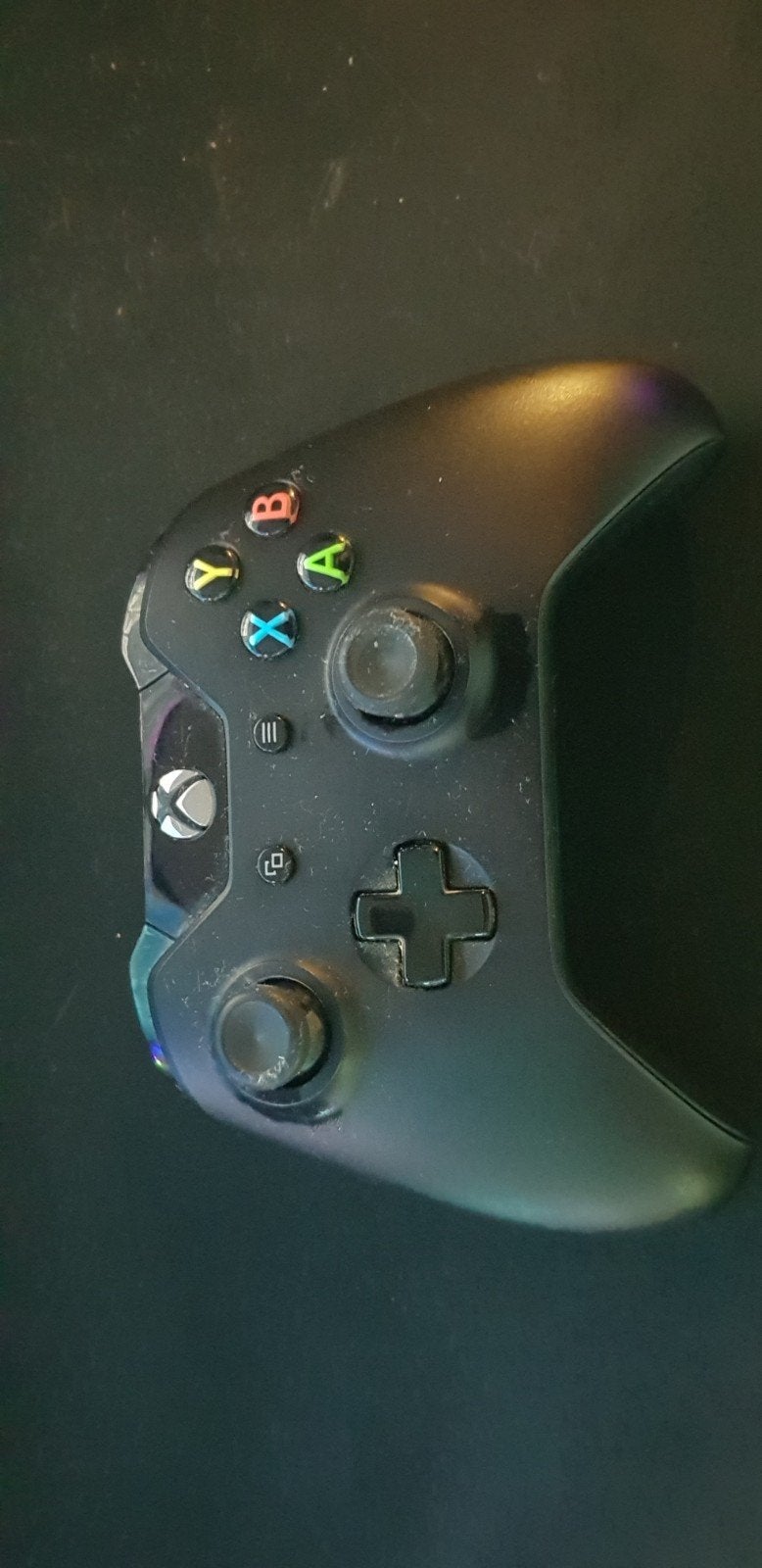 Xbox One X Controller - Zwart, Draadloos, Spelcomputers en Games, Spelcomputers | Xbox | Accessoires, Gebruikt, Ophalen of Verzenden