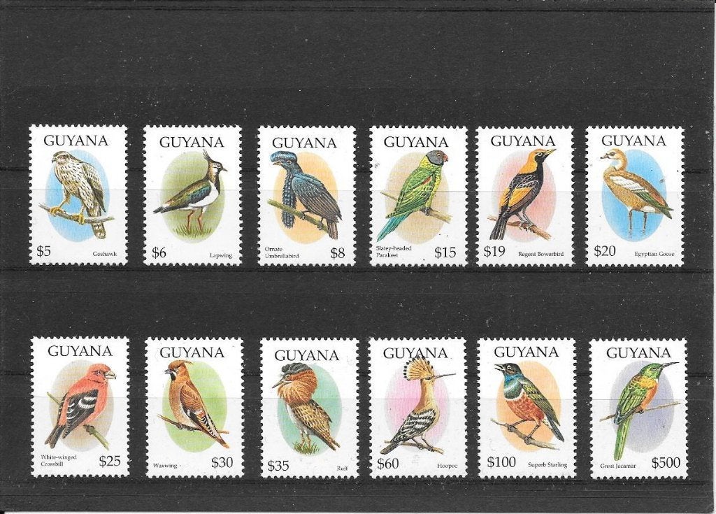 Guyana vogels, Ophalen of Verzenden, Postfris, Zuid-Amerika