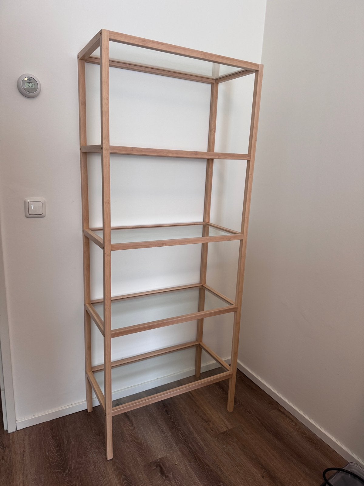 Boekenkast bamboo, Ophalen of Verzenden, Zo goed als nieuw