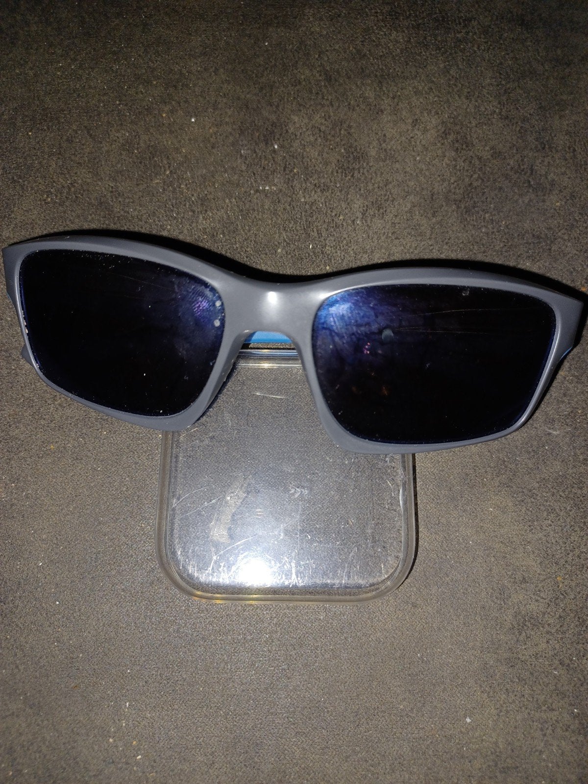 Oakley Zonnebril OO9247-05 - Grijs/Blauw, Gebruikt, Zonnebril, Verzenden, Oakley