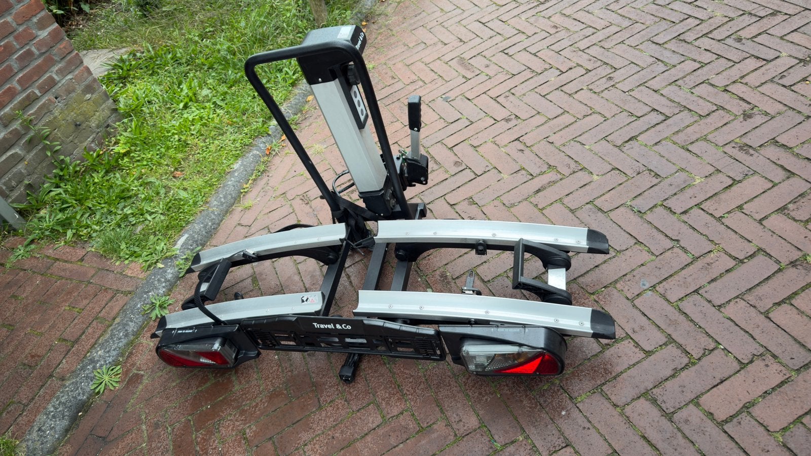 Fietsendrager voor twee elektrische fietsen, Ophalen, Gebruikt, Brede banden, 2 fietsen