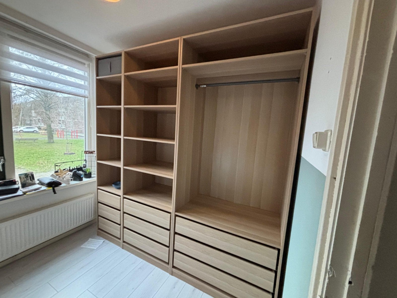 IKEA PAX Kledingkast met lades en hangruimte, Huis en Inrichting, Kasten | Kledingkasten, Modern en functioneel, Nieuw, Ophalen of Verzenden