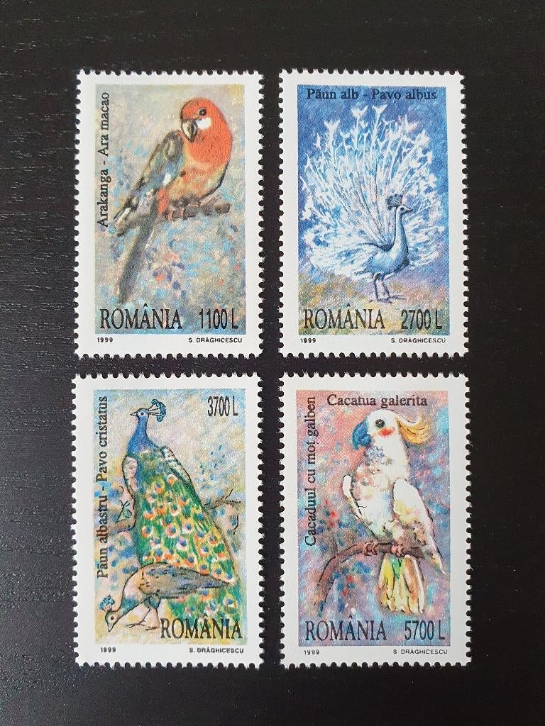 Roemenie 1999 Vogels Michel 5405-5408 postfris, Verzenden, Postfris, Dier of Natuur