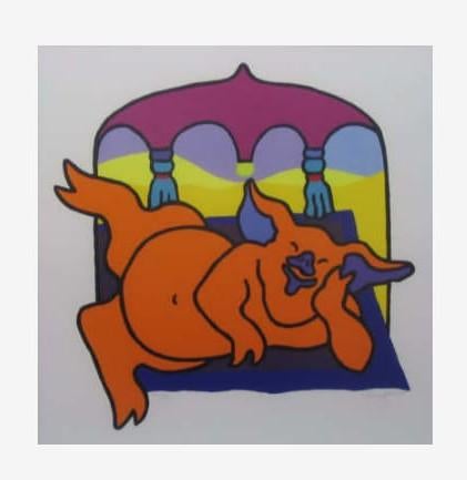 zeefdruk Shunyam- Fat Morgana, Antiek en Kunst, Ophalen
