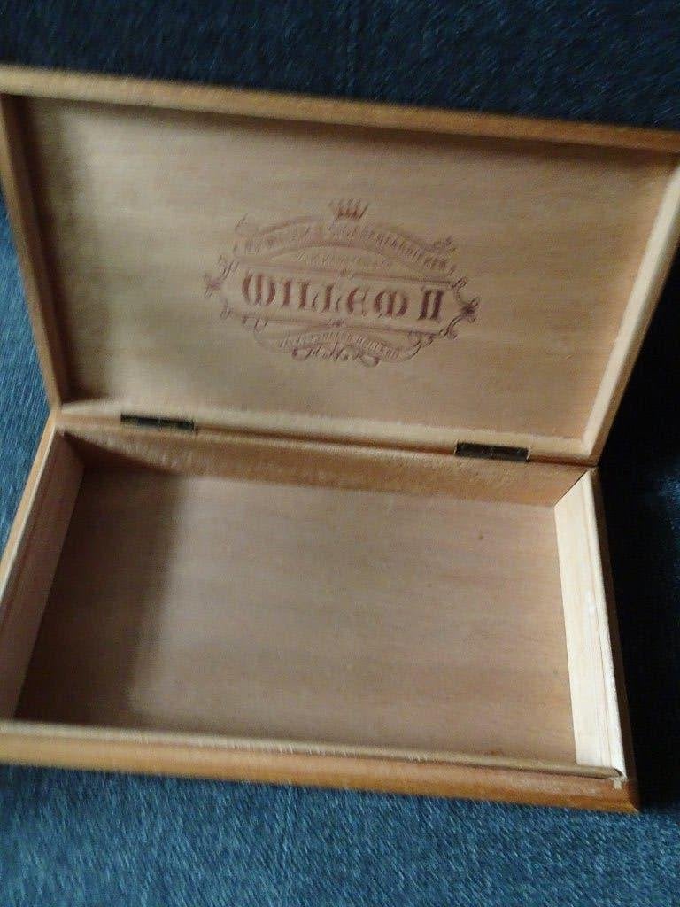 houten sigarendoos, Ophalen of Verzenden, Gebruikt, Tabaksdoos of Verpakking