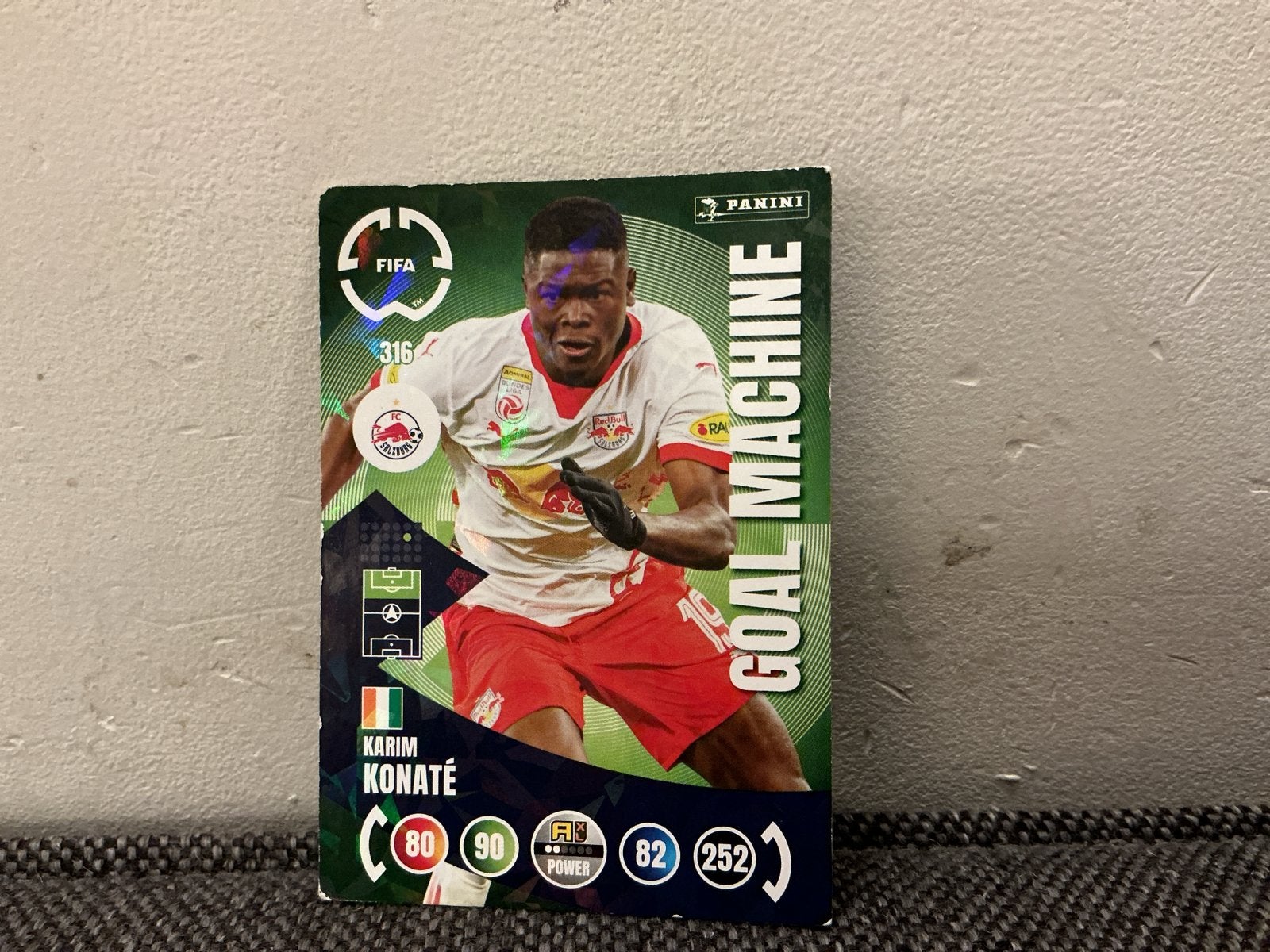 FIFA 365 Adrenalyn XL 2023 Karim Konaté Goal Machine, Ophalen of Verzenden, Zo goed als nieuw, Buitenlandse clubs, Spelerskaart