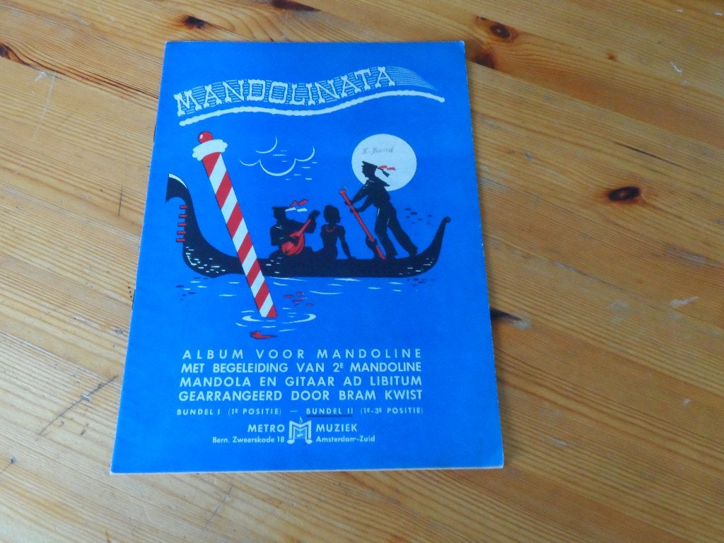 Mandolinata / zing en speel band 2 - bram kwist, Gebruikt, Ophalen of Verzenden, Banjo of Mandoline, Artiest of Componist