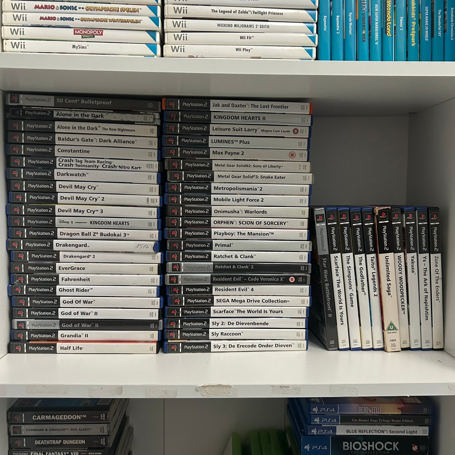 Grote sony playstation 2 verzameling te koop, 1 speler, Ophalen of Verzenden, Zo goed als nieuw, Avontuur en Actie