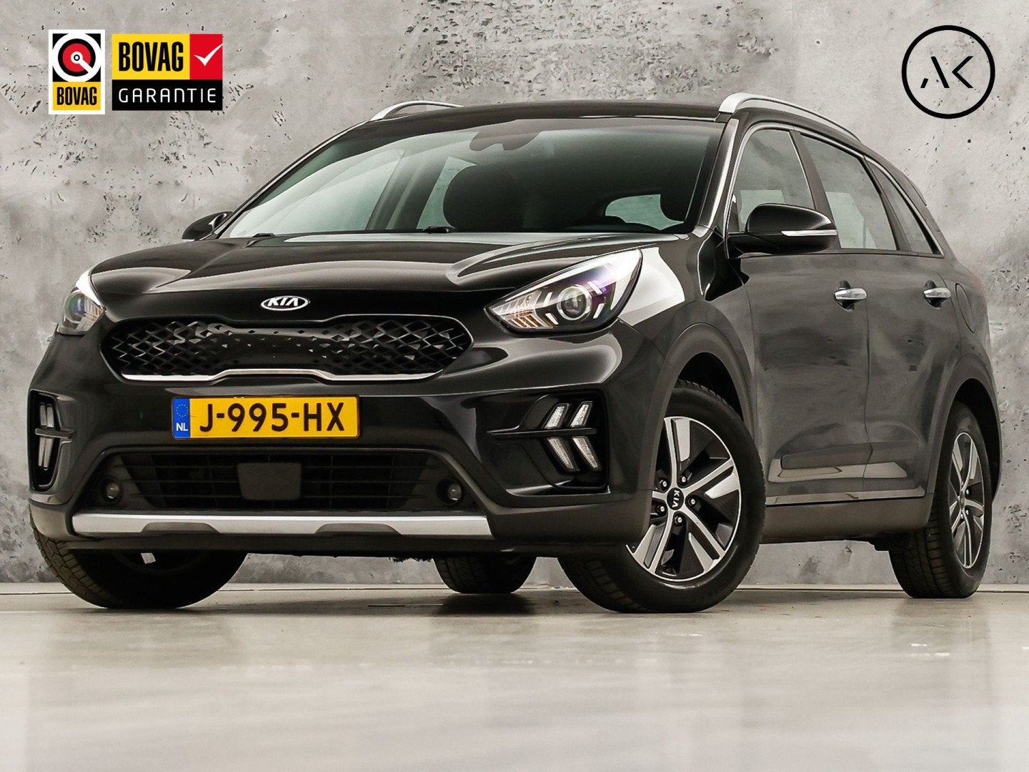 Kia Niro 1.6 GDi Hybrid DynamicLine Automaat (APPLE CARPLAY,, 12 maanden, Gebruikt, Zwart, Origineel Nederlands