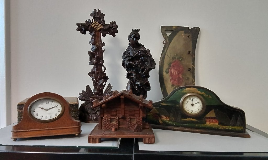Diverse Black Forest spullen, Antiek en Kunst, Kunst | Beelden en Houtsnijwerken, Verzenden