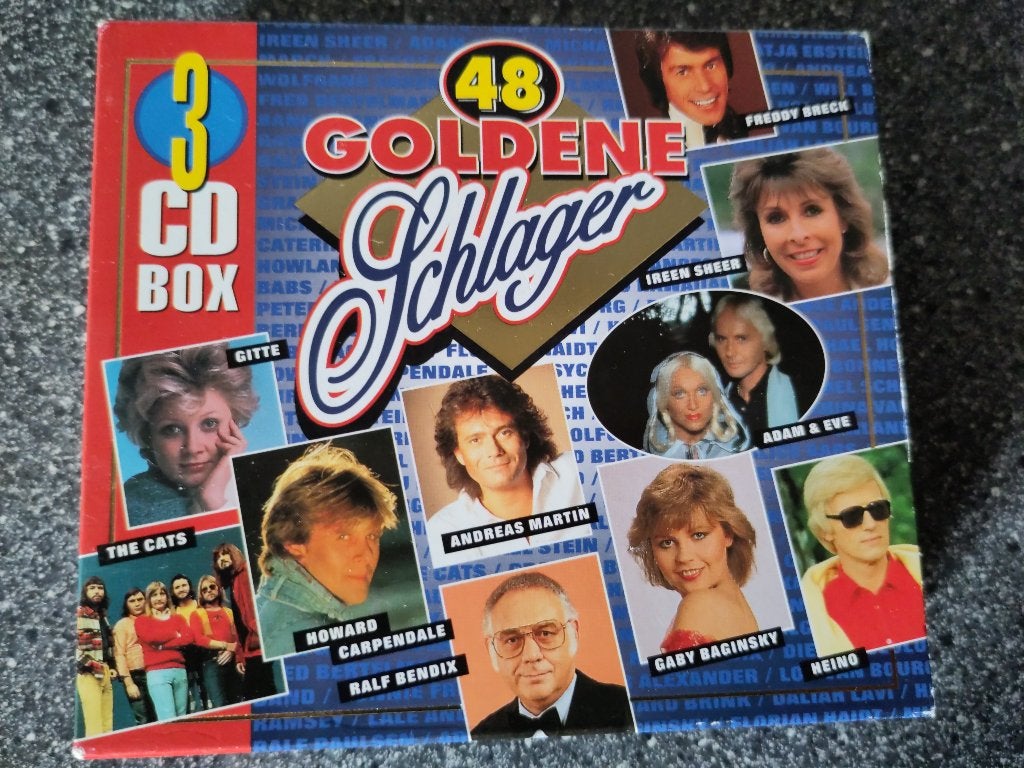 3 CD BOX 48 GOLDENE SCHLAGER, Ophalen of Verzenden, Gebruikt, Boxset