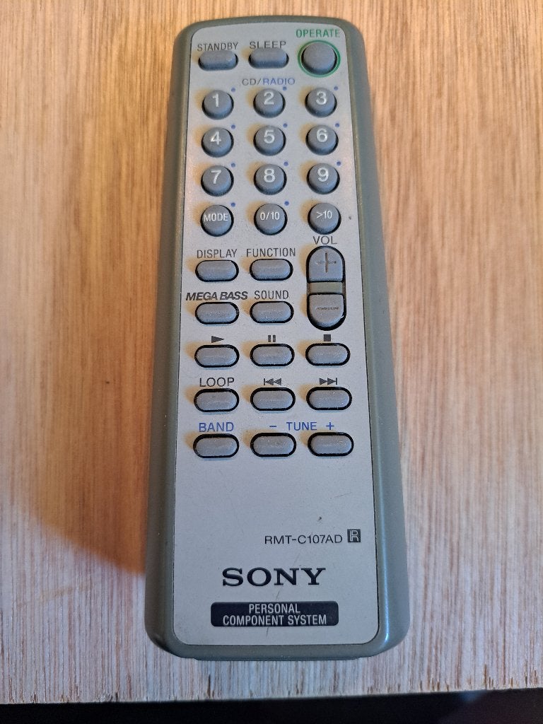 Sony RMT-C107AD  remote commander, Audio, Tv en Foto, Ophalen of Verzenden, Zo goed als nieuw, Universeel
