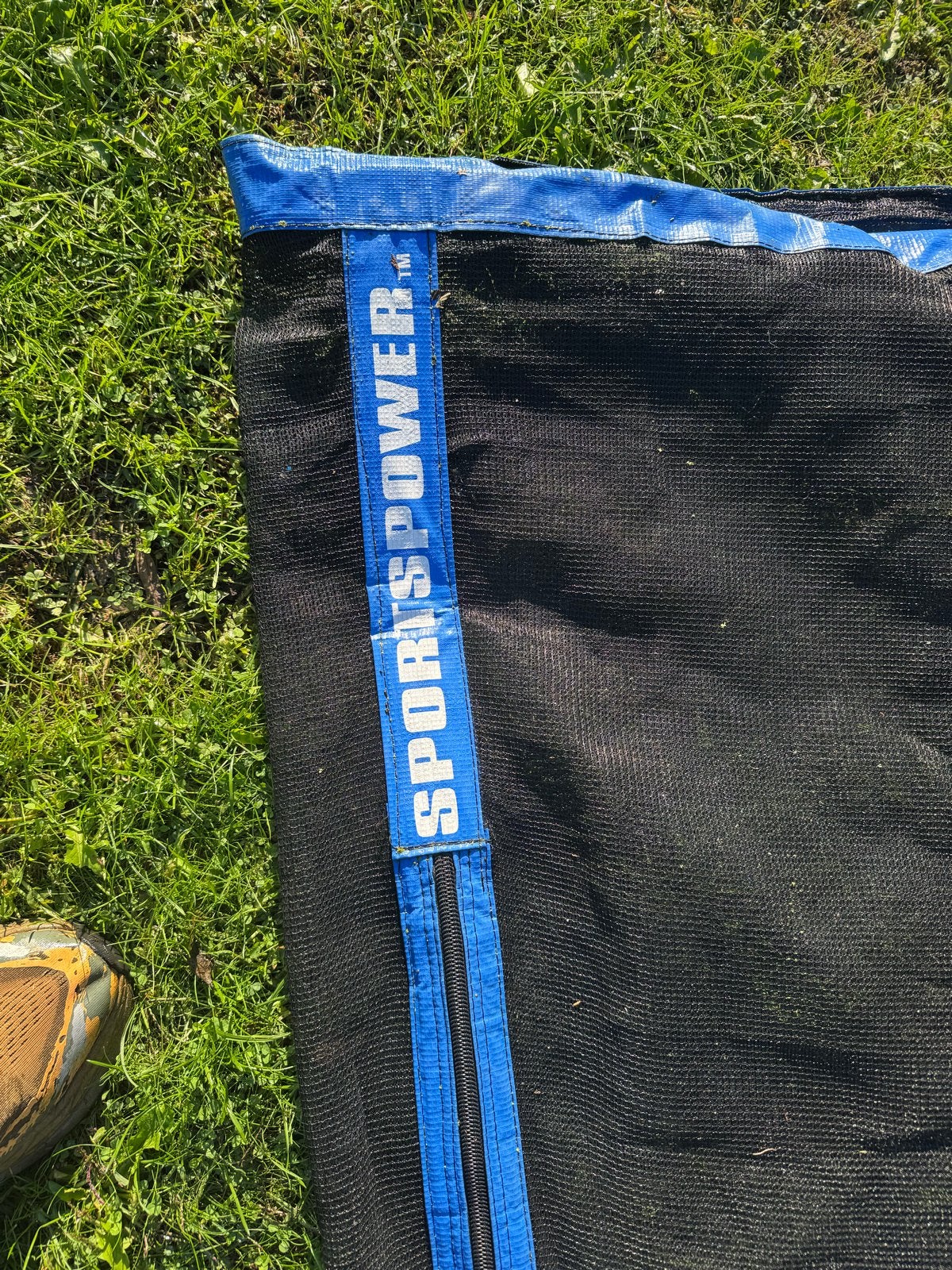 Veiligheidsnet voor trampoline 3 meter met beugels, Ophalen of Verzenden, Gebruikt