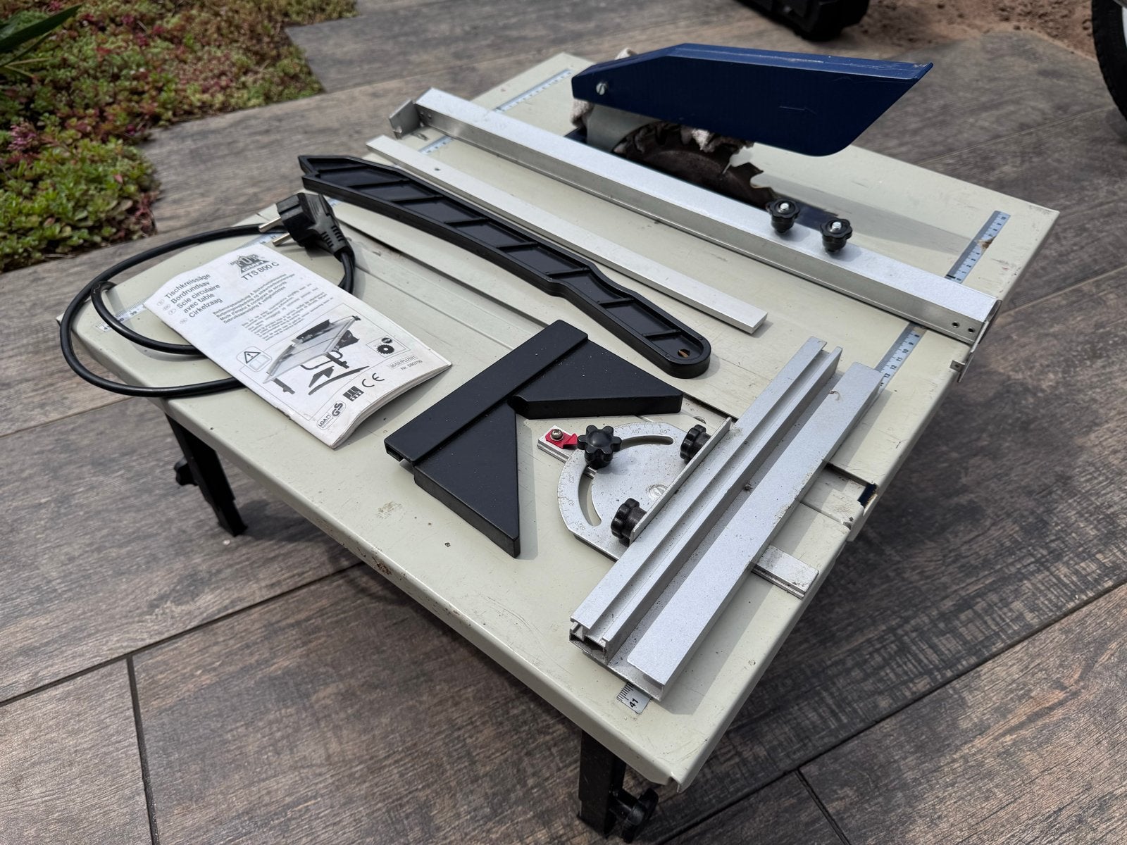 Top Craft TTS 800 C Tafelcirkelzaag -, Doe-het-zelf en Verbouw, Gereedschap | Zaagmachines, Ophalen, Gebruikt, Cirkelzaag, 600 tot 1200 watt