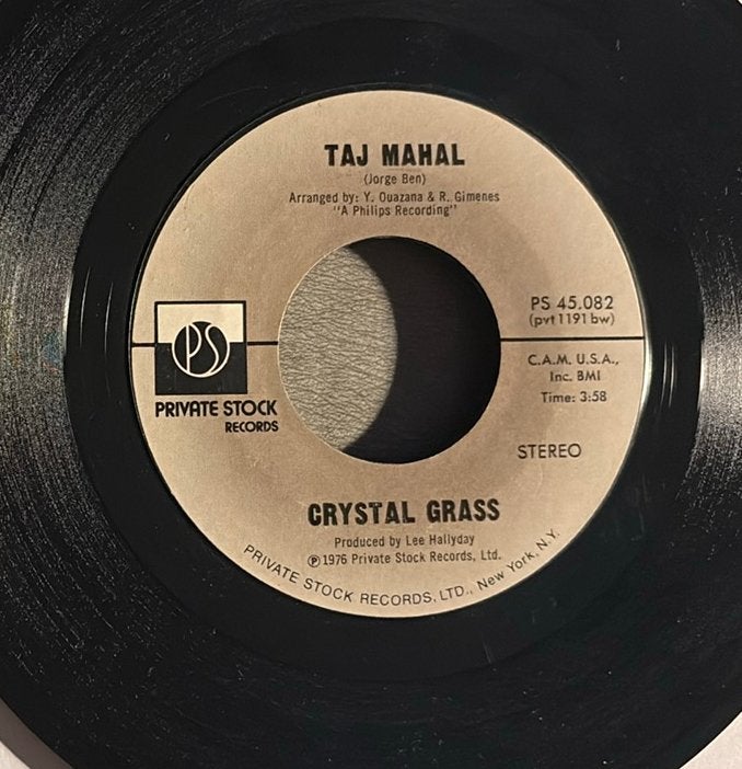 Crystal Grass - Taj Mahal / Lemme See Ya… 7” US 1976, Gebruikt, 7 inch, Ophalen of Verzenden, R&B en Soul