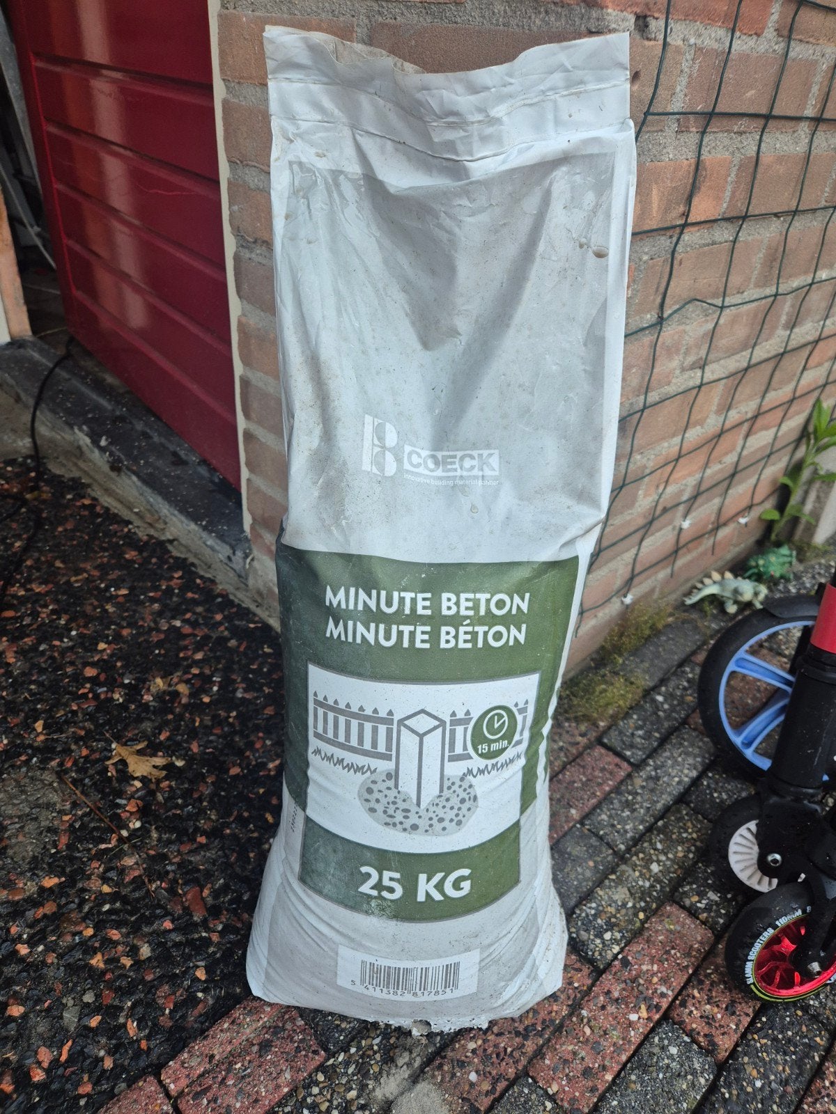 Minute Beton 25kg - Sneldrogend Beton voor Diverse Klussen, Ophalen