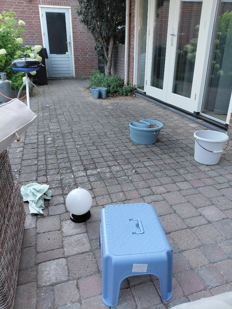 Terras, Tuin en Terras, Ophalen, Gebruikt, 10 m² of meer, Beton