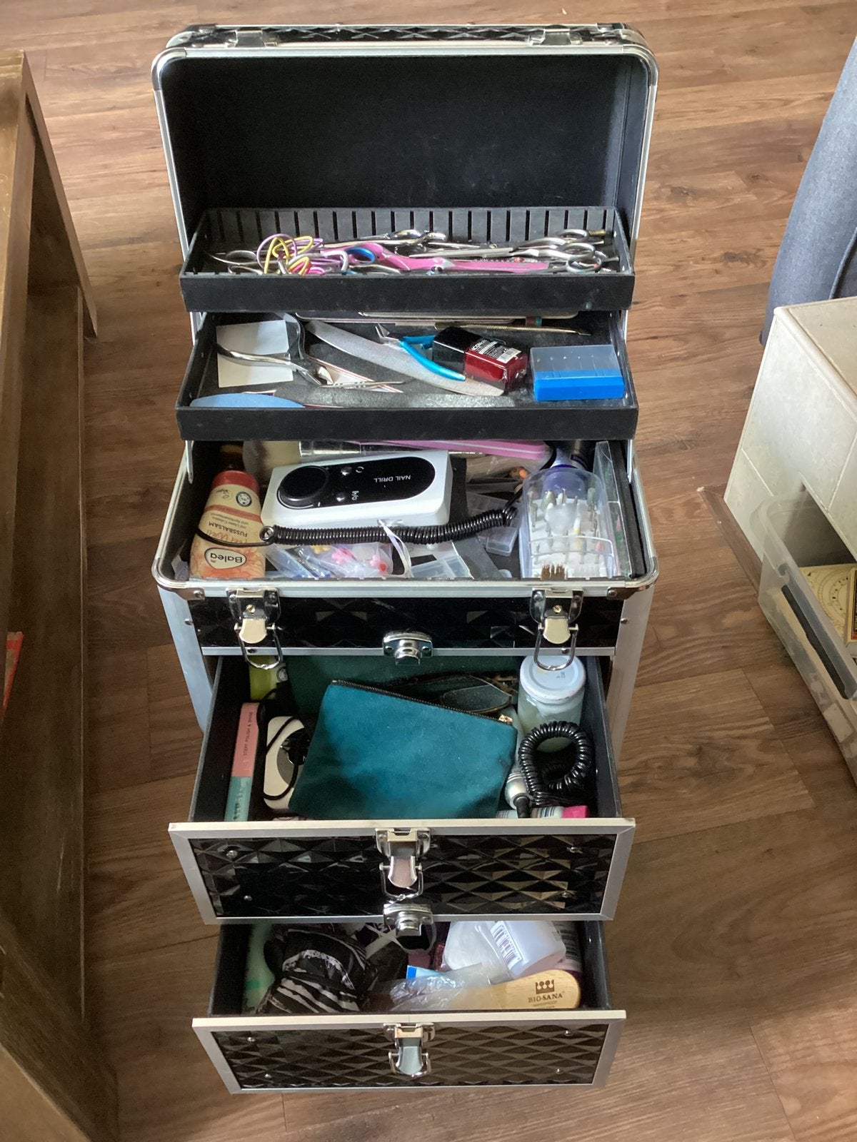 Pedicure of kapper koffer, Ophalen of Verzenden, Nieuw, Zwart, Hardcase