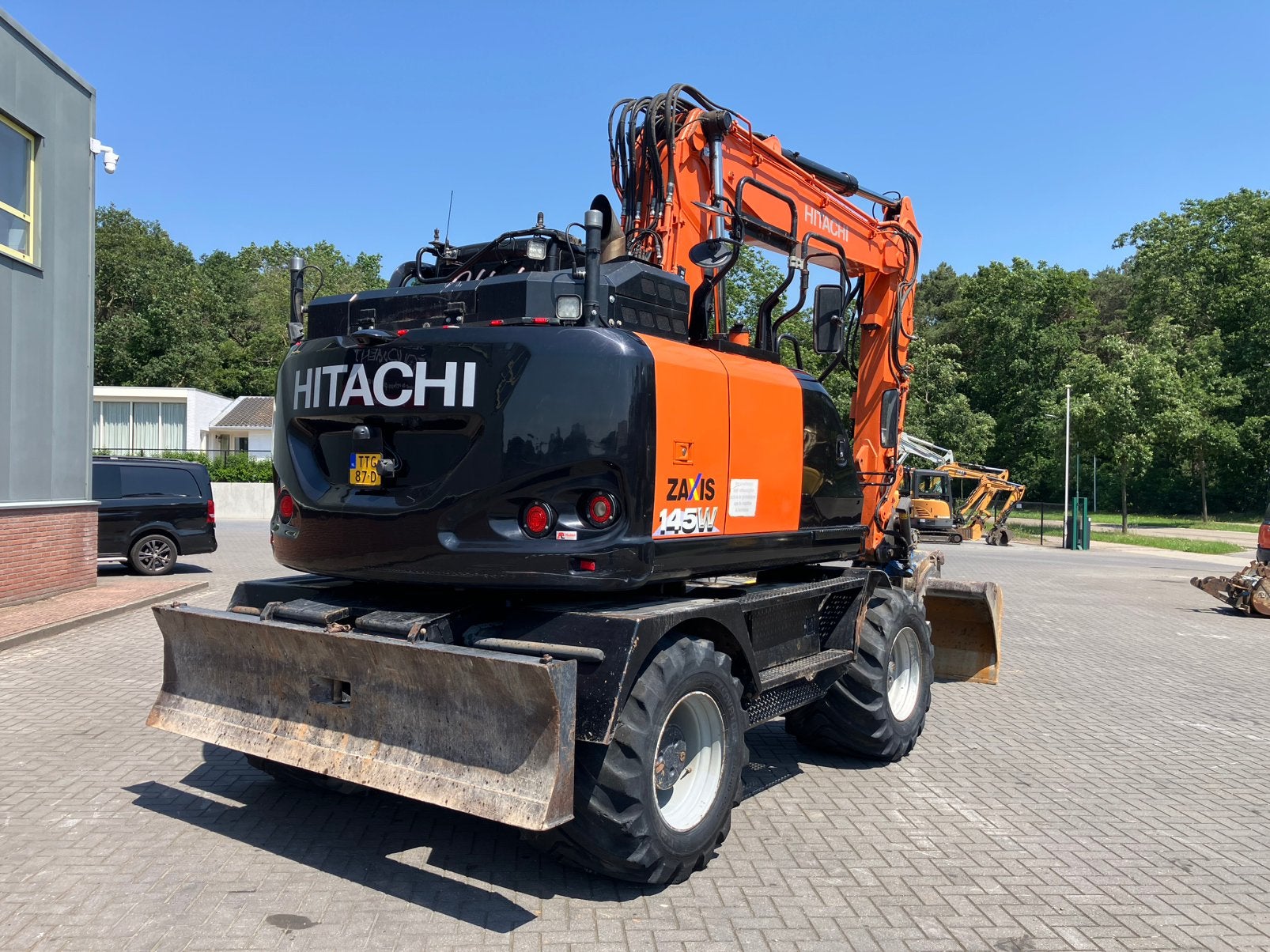Hitachi zx145W, 2018, gps, draaikantelstuk!, Ophalen, Graafmachine