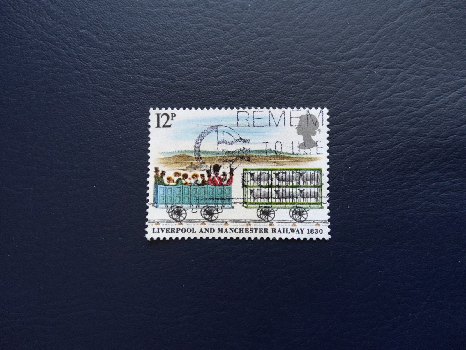 Liverpool & Manchester Railway 1830 Postzegel 12p, Ophalen of Verzenden, Postfris