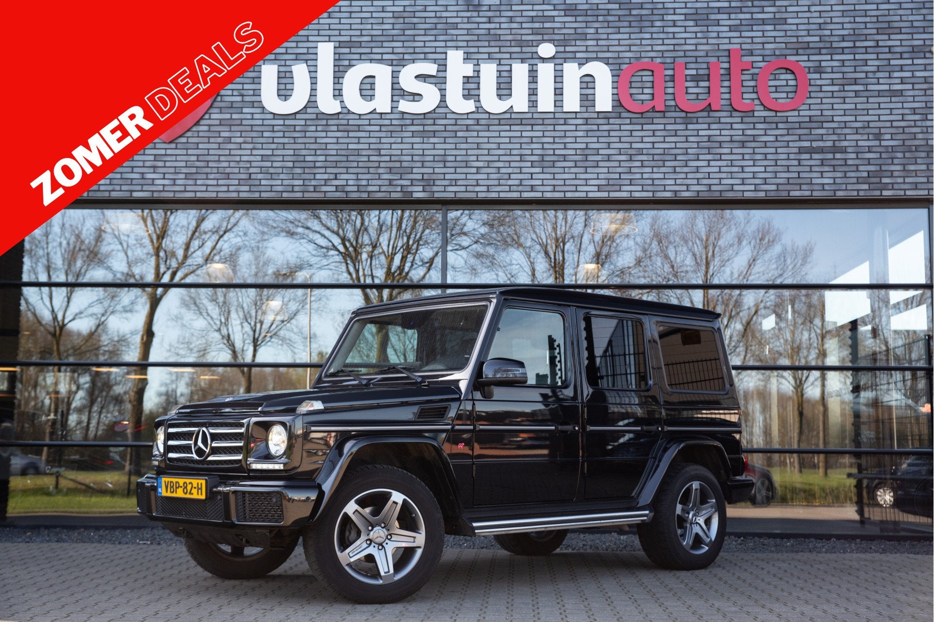 Mercedes-Benz G-Klasse 350 D 245PK Grijs kenteken , Trekhaak, Gebruikt, Lederen bekleding, Bedrijf, Diesel