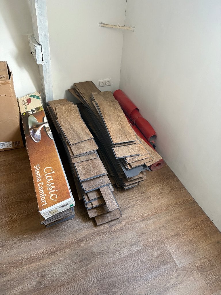 Klik PVC vloer, Ophalen, Gebruikt, Bruin, Overige typen