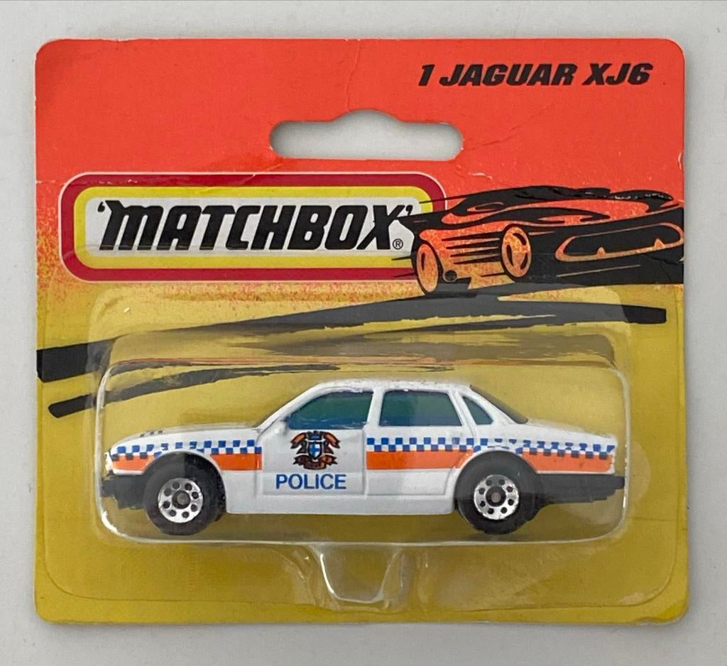 Matchbox 1 Jaguar XJ6 Politieauto - Nieuw in verpakking, Overige merken, 1:50 of kleiner, Auto, Nieuw