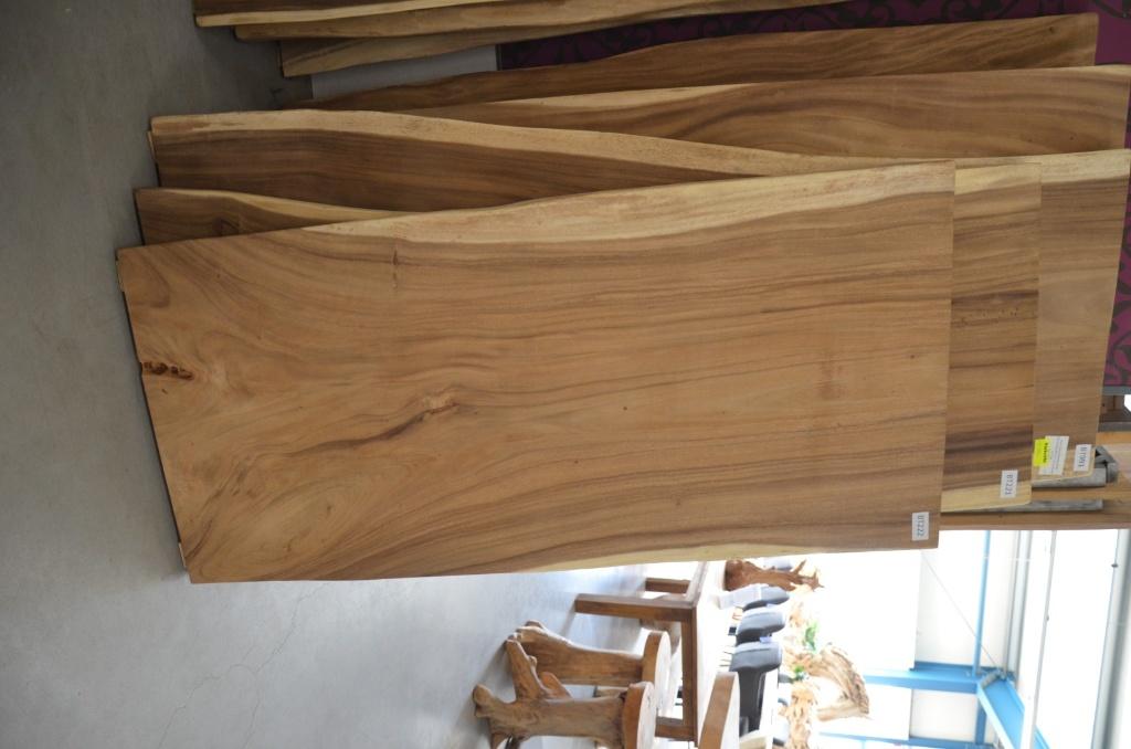 Boomstamtafel 180 cm suar -BT 222 - 1,8 meter boomstamtafel, Verzenden, Nieuw, Hout