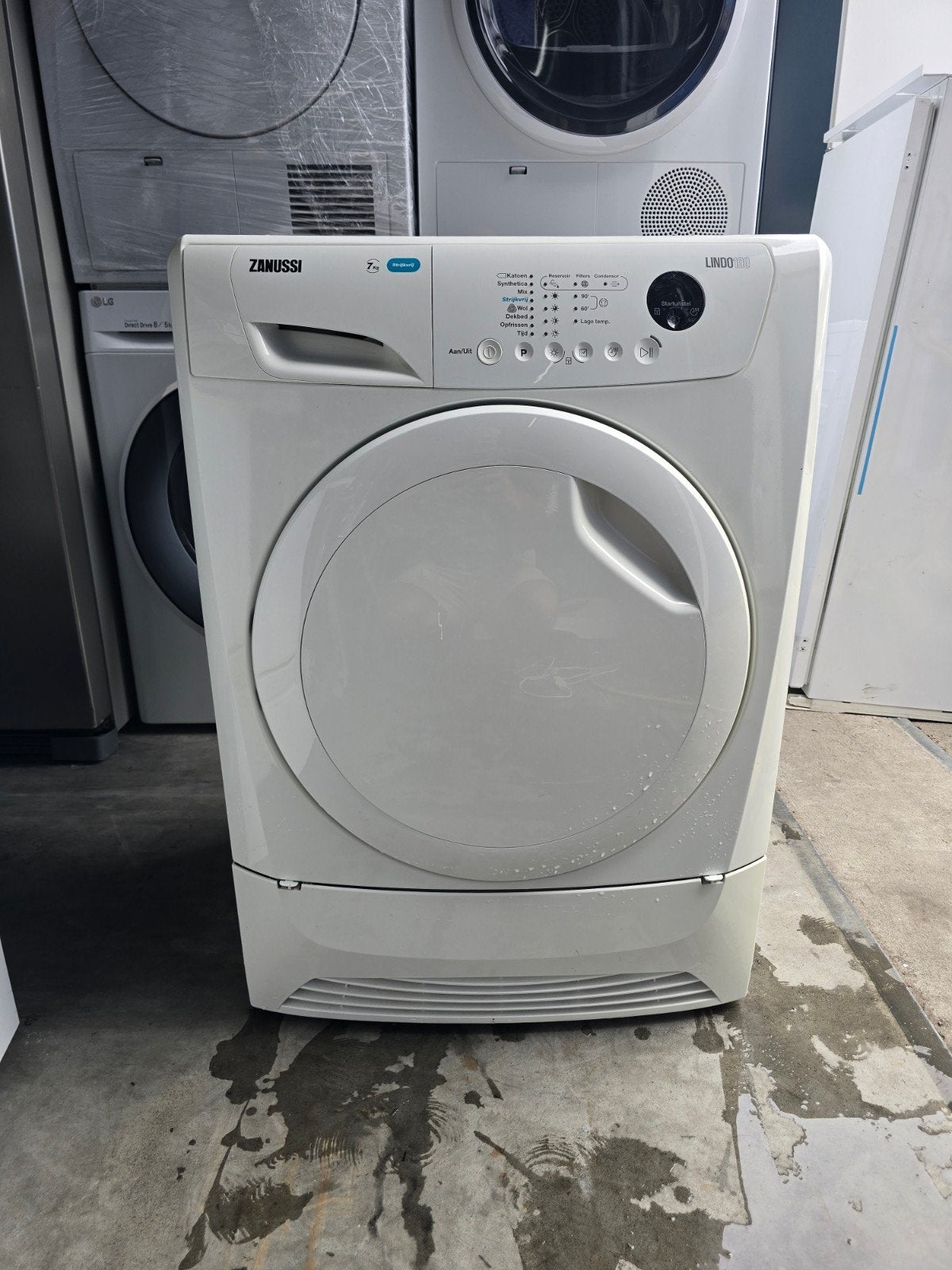 Koopje! Keurige Zanussi Lindo100 condensdroger! 7KG! Garant!, 6 tot 8 kg, Zanussi, Zanussi, Ophalen of Verzenden
