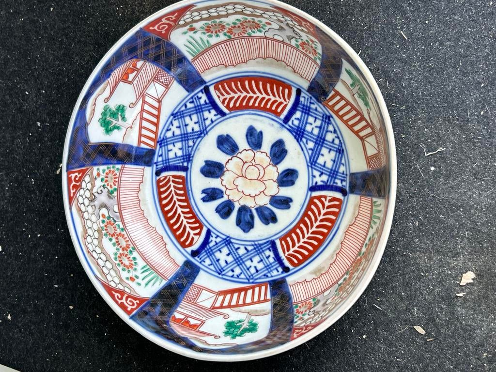 Antieke Japanse Imari Porseleinen Kom, ca. 1860-1900, Div, Ophalen of Verzenden, Zo goed als nieuw, Div