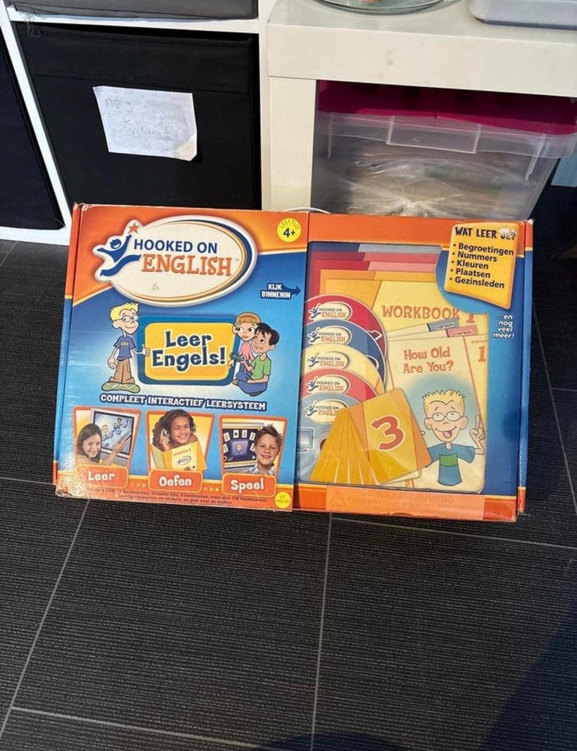 Hooked on English: Interactief leersysteem voor kinderen, Ophalen of Verzenden, Gebruikt
