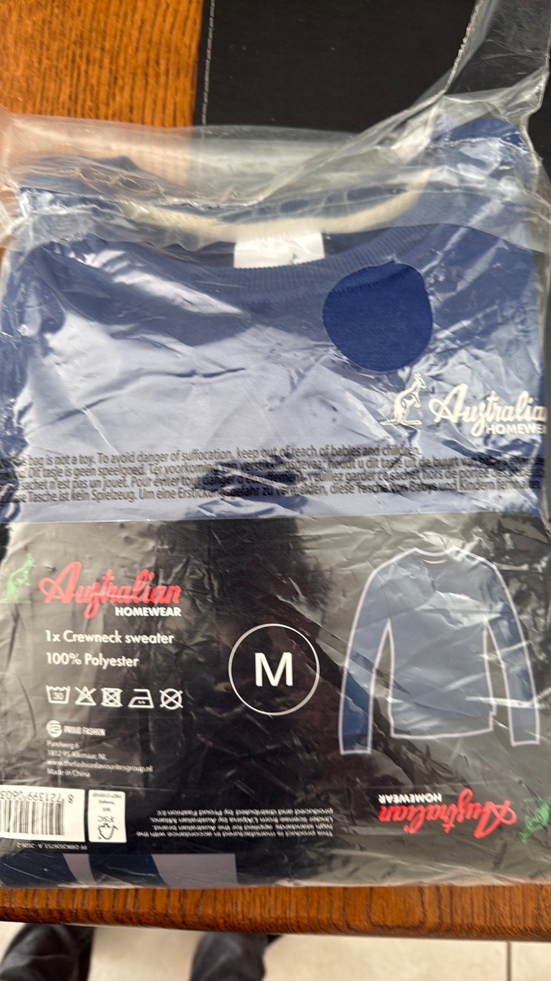 Australian sweater en broek nieuw mt M, Kleding | Dames, Ophalen of Verzenden, Nieuw, Maat 38/40 (M), Blauw