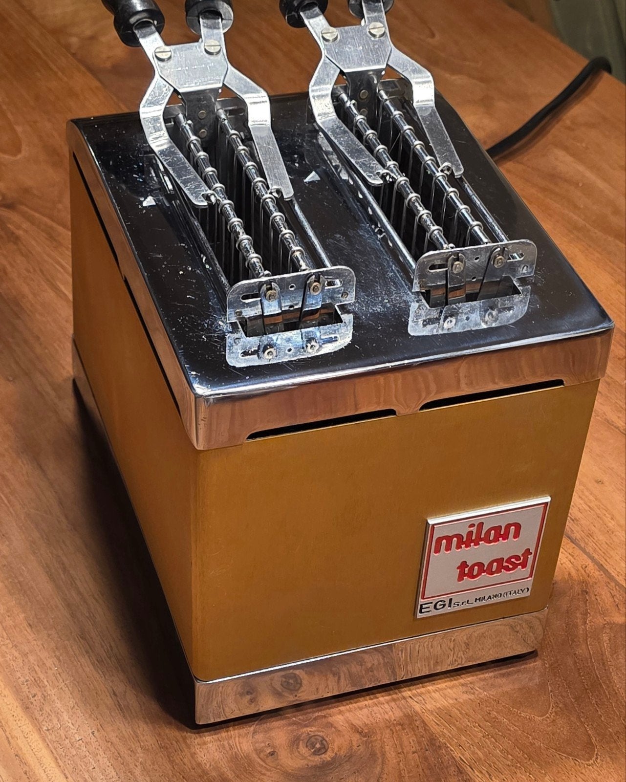 Vintage Milan Toast Tosti-apparaat / Broodrooster, Ophalen of Verzenden, Zo goed als nieuw