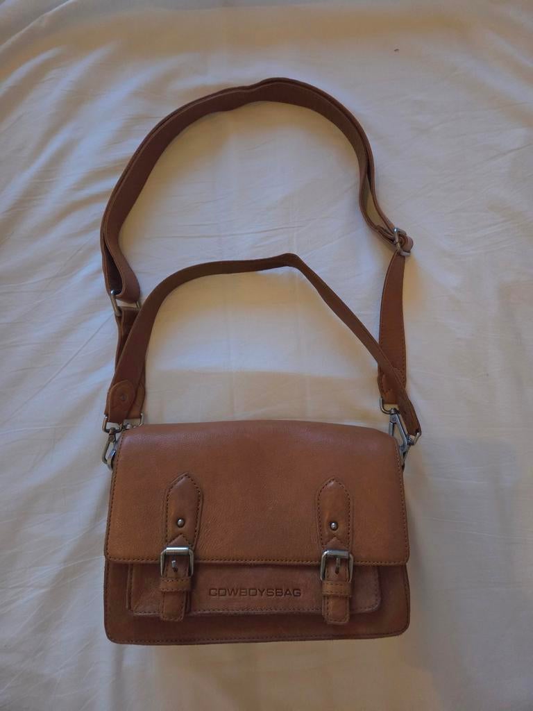 Cowboysbag crossbody Kopenhagen, Ophalen of Verzenden, Zo goed als nieuw, Bruin, Schoudertasje