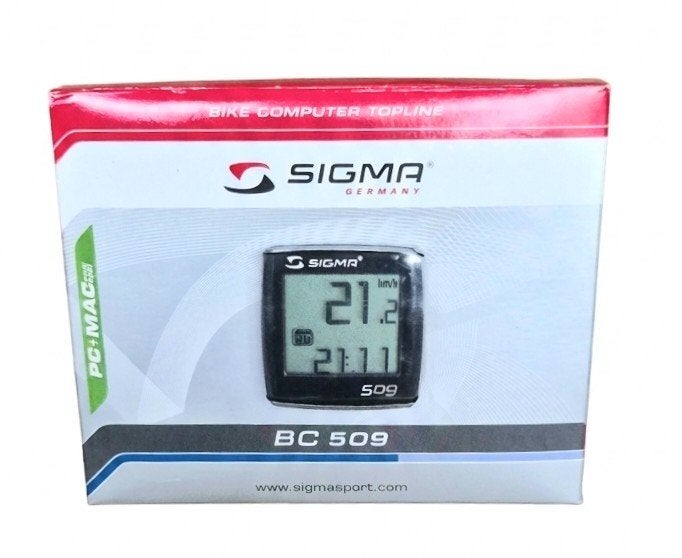 Sigma BC 509 Fietscomputer - Nieuw in doos, Fietsen en Brommers, Ophalen of Verzenden, Snelheidssensor, Nieuw
