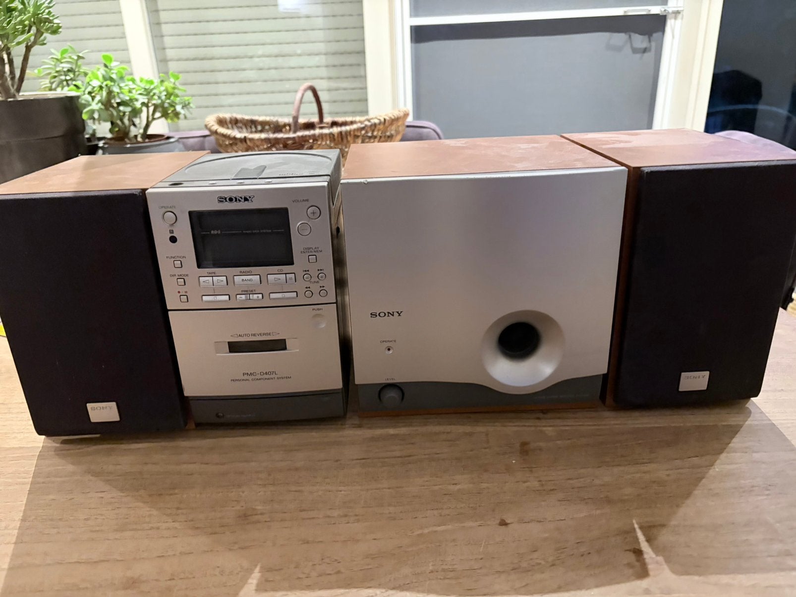 Sony cd speler en cassette deck, Ophalen, Gebruikt, Cassettedeck, Losse componenten