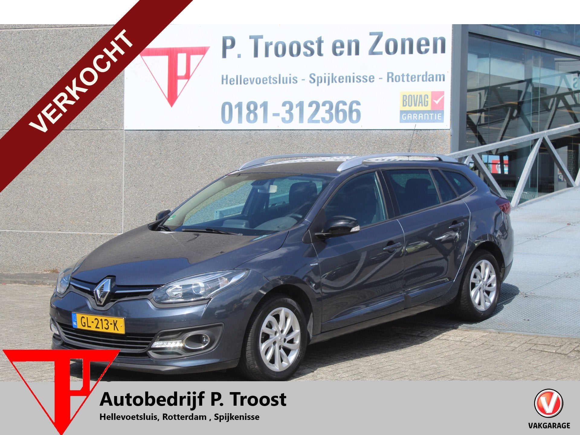 Renault Mégane Estate 1.2 TCe Limited Navigatie/Cruise cont, Voorwielaandrijving, Stof, Gebruikt, Zwart