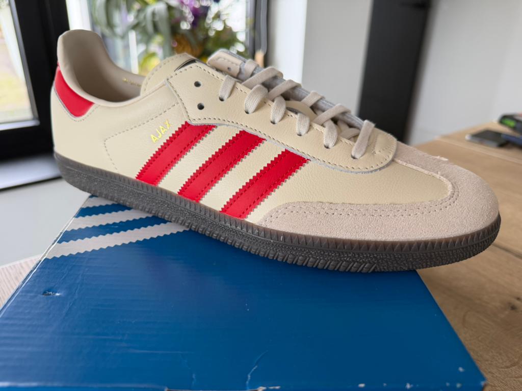 Adidas Samba OG x Ajax sneakers - Maat 44, Kleding | Heren, Schoenen, Ophalen of Verzenden, Nieuw, Overige kleuren, Sneakers of Gympen