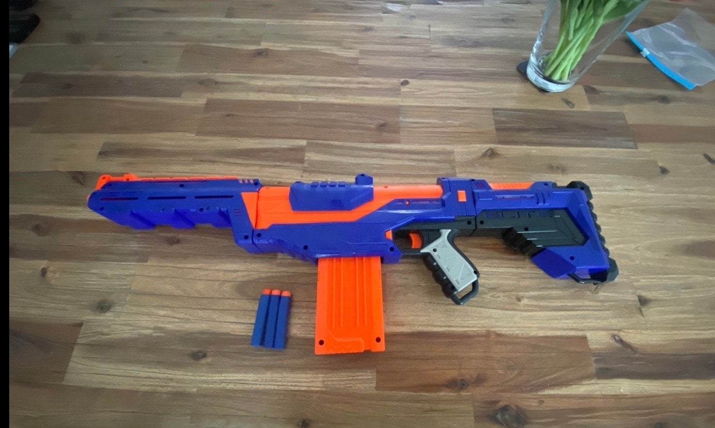 Groot Nerf Pistool (50 cm) met 3 pijltjes, Ophalen, Gebruikt, Jongen of Meisje