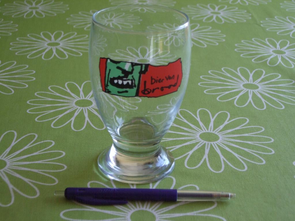 Herman Brood glas - Bier van Brood, Ophalen of Verzenden, Zo goed als nieuw