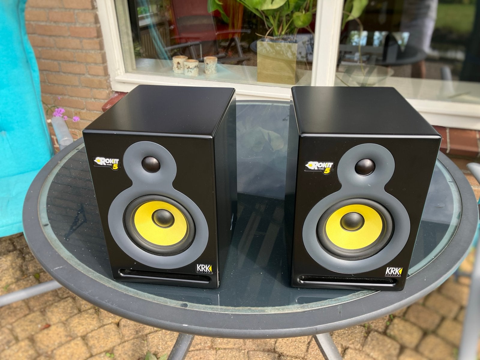 KRK Rokit 5 Studiomonitoren (set van 2), Ophalen of Verzenden, Gebruikt